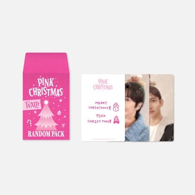 SM TOWN 2023 PINK CHRISTMAS 官方周邊 隨機小卡套組5