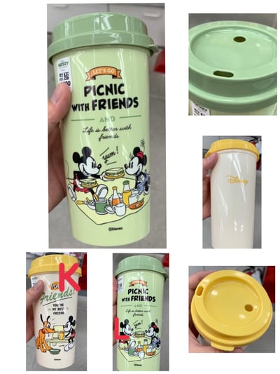 韓國大創 X 迪士尼聯名 米奇家族 塑膠水杯、水瓶、水壺7
