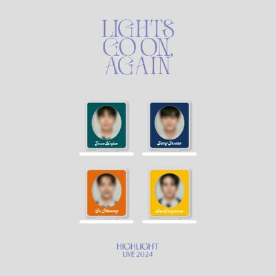 Highlight LIVE 2024 官方周邊 迷你壓克力支架1