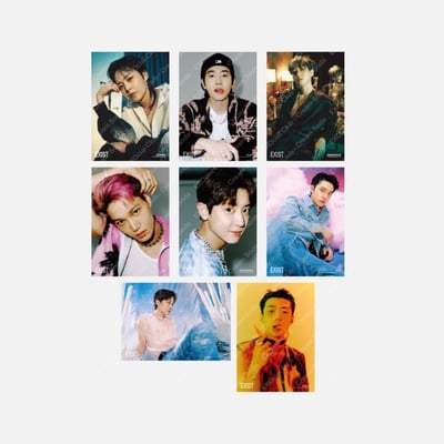 EXO 正規7輯 回歸 EXOcial Club Cream Soda 官方周邊 A4寫真照套組3