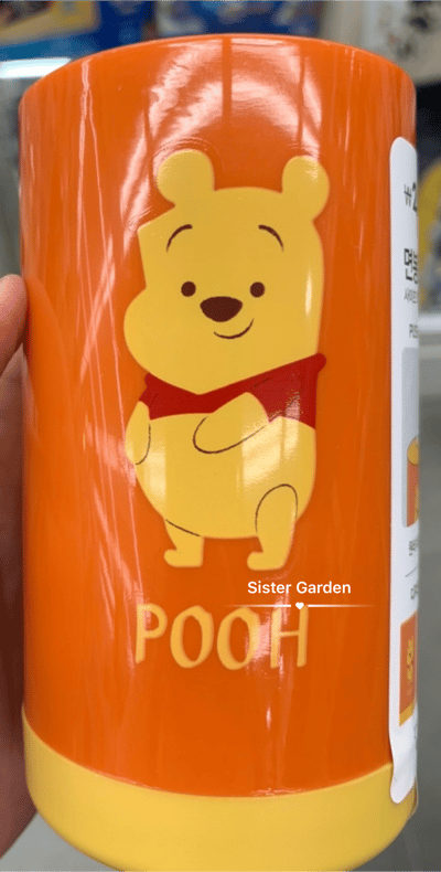 韓國大創 X 迪士尼聯名 小熊維尼家族 棉花棒收納罐3