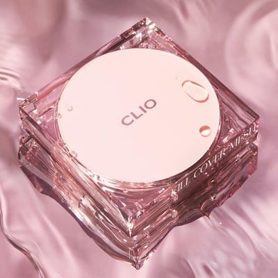 CLIO Kill Cover Mesh Glow 粉晶磚方光澤妝感氣墊粉餅1