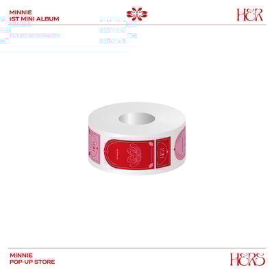(G)I-DLE MINNIE 快閃店 "HERS" 官方周邊 裝飾膠帶1