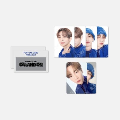 SHINee KEY 2024 KEYLAND ON : AND ON 第一波官方周邊 幸運刮刮卡套組(隨機)1