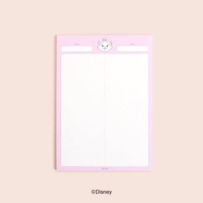 韓國大創 X 迪士尼聯名 瑪麗貓 便條紙/MEMO紙1