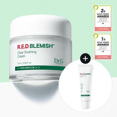Dr.G 泛紅白淨修復舒緩面霜 組合套組2