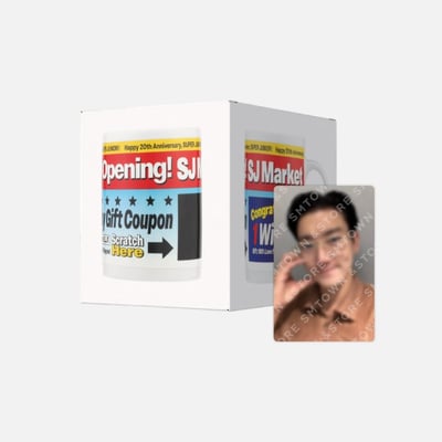 SUPER JUNIOR 快閃店 "Grand Opening! SJ Market" 官方周邊 馬克杯套組1