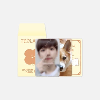 EXO BAEKHYUN 伯賢 官方周邊 TEOLAEGI RANDOM LUCKY CARD SET2