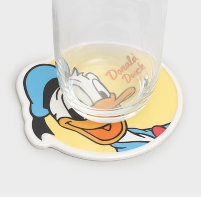 韓國大創 X 迪士尼聯名 唐老鴨家族 塑膠水杯、美耐皿杯墊6