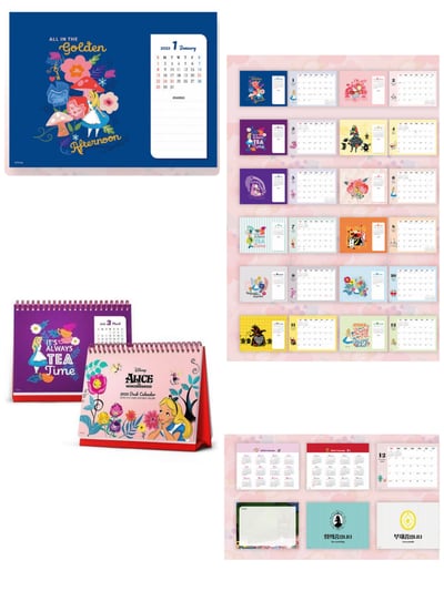 韓國大創 X 迪士尼聯名 2023年桌上型月曆4