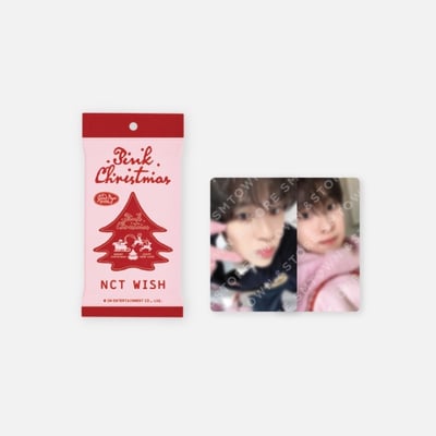 NCT WISH 2024 PINK CHRISTMAS 官方周邊 隨機小卡套組1