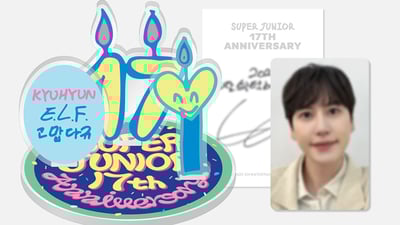 Super Junior 17週年紀念 官方紀念週邊 壓克力立牌&AR語音卡組11