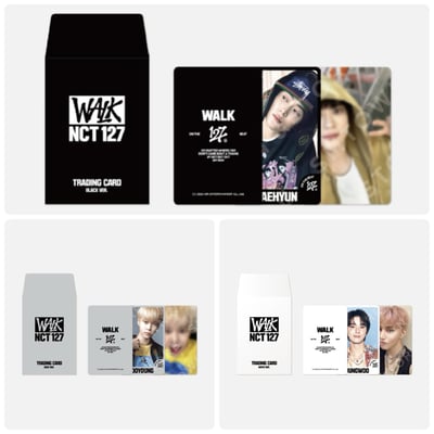 NCT 127 THE 6TH ALBUM  "WALK : ON THE BEAT" 官方周邊 隨機小卡套組1
