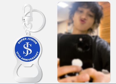 Super Junior 17週年紀念 官方紀念週邊 開瓶器鑰匙圈組4