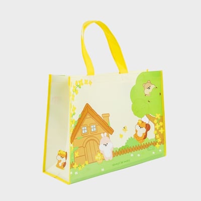 韓國大創 X 可愛小松鼠、小兔子系列 環保袋/購物袋/提袋4