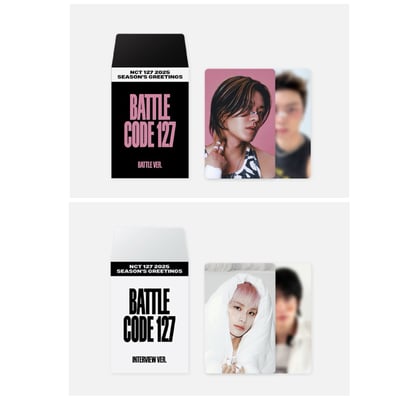 NCT 127 2025年年曆 官方周邊 隨機小卡套組1