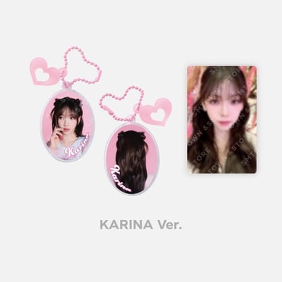 aespa 官方周邊 壓克力雙面鑰匙圈套組2