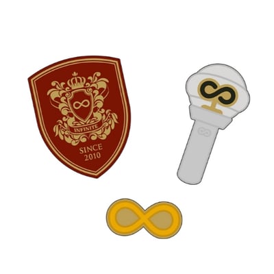 INFINITE  2024 FANMEETING "무한대집회Ⅳ" 官方周邊 刺繡布貼套組1
