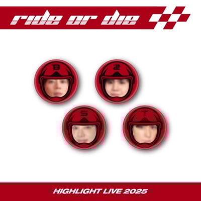 HIGHLIGHT LIVE 2025 "RIDE OR DIE" 官方周邊 造型別針套組1