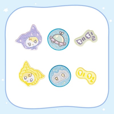 IU 快閃店 "Found at Eight" 官方周邊 繡貼套組1