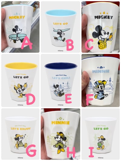 韓國大創 X 迪士尼聯名 米奇家族 美耐皿水杯2