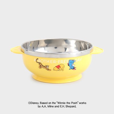 韓國大創 X 迪士尼聯名 小熊維尼家族 不鏽鋼杯/餐碗5