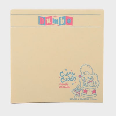 韓國大創 X 迪士尼聯名 DUMBO小飛象 便條紙/MEMO紙2
