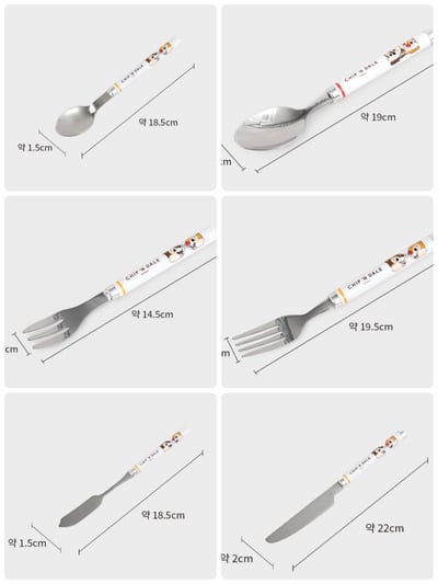 韓國大創 X 迪士尼聯名 奇奇蒂蒂家族 餐具2