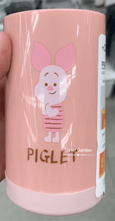 韓國大創 X 迪士尼聯名 小熊維尼家族 棉花棒收納罐2