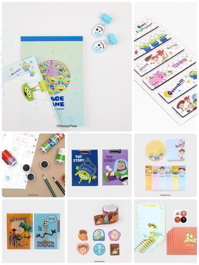 韓國大創 X 迪士尼聯名 玩具總動員 文具用品1