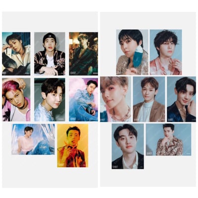 EXO 正規7輯 回歸 EXOcial Club Cream Soda 官方周邊 A4寫真照套組1