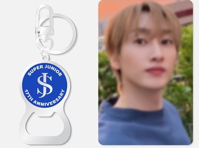 Super Junior 17週年紀念 官方紀念週邊 開瓶器鑰匙圈組6