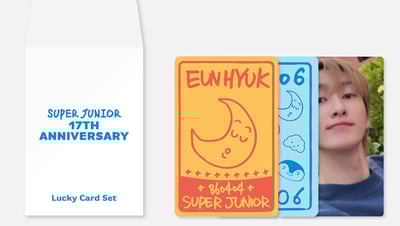 Super Junior 17週年紀念 官方紀念週邊 幸運卡組6