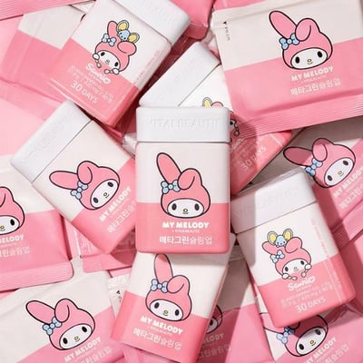 愛茉莉 X 三麗鷗 My Melody 美樂蒂聯名包裝 綠茶片2