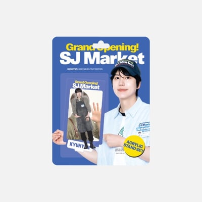 SUPER JUNIOR 快閃店 "Grand Opening! SJ Market" 官方周邊 壓克力支架套組1
