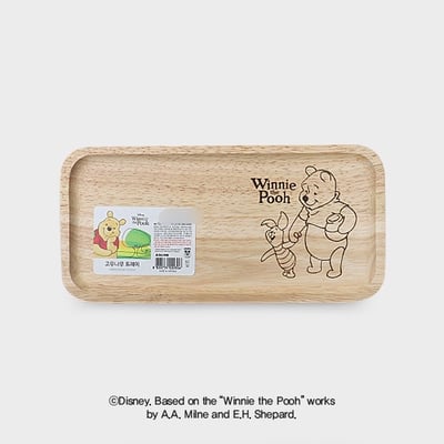 韓國大創 X 迪士尼聯名 小熊維尼家族 木製收納用品2