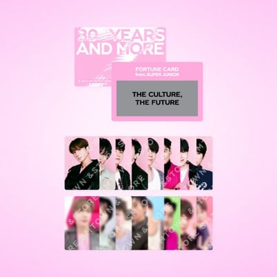 SMTOWN 30周年 LIVE 2025 官方周邊 幸運刮刮卡套組 (SUPER JUNIOR)1