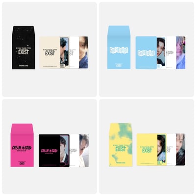 EXO 正規7輯 回歸 EXOcial Club Cream Soda 官方周邊 隨機小卡套組1