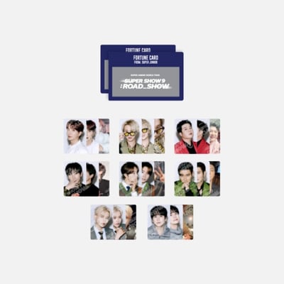 SUPER JUNIOR SUPER SHOW 9  安可場周邊 幸運刮刮卡套裝1