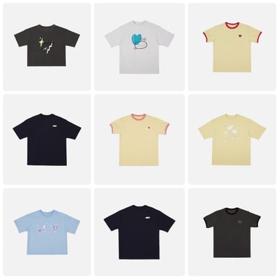 SM TOWM X Soo Soo jin 聯名周邊 短袖T-SHIRT1