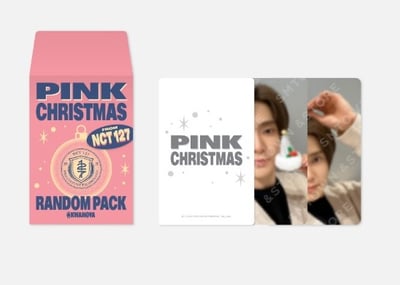 SMTOWN PHOTO CARD RANDOM PACK - 2022 PINK CHRISTMAS6