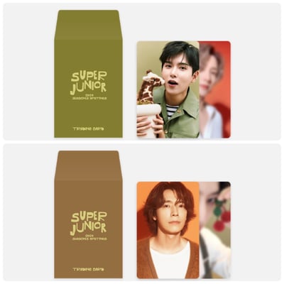 Super Junior 2024年年曆 官方周邊 隨機小卡套組1
