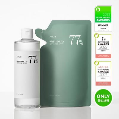 ANUA 77%魚腥草舒緩化妝水5