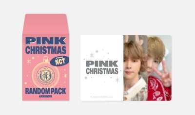 SMTOWN PHOTO CARD RANDOM PACK - 2022 PINK CHRISTMAS8