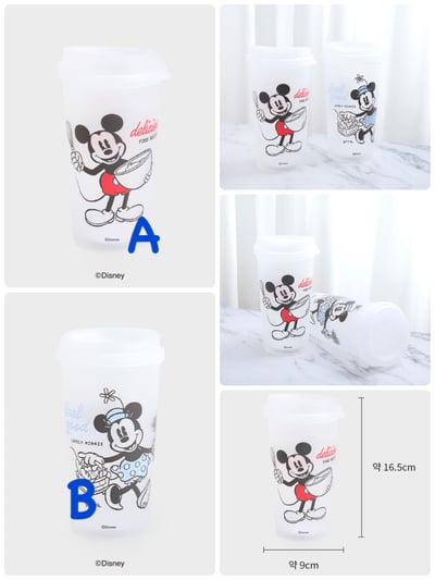 韓國大創 X 迪士尼聯名 米奇家族 塑膠水杯、水瓶、水壺2