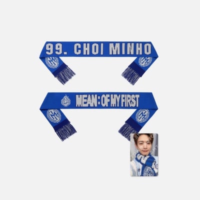 SHINee MINHO 珉豪 2024 CONCERT ‘MEAN : of my first’ 官方周邊 圍巾套組1