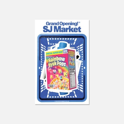 SUPER JUNIOR 快閃店 "Grand Opening! SJ Market" 官方周邊 裝飾貼紙1