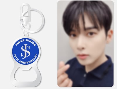 Super Junior 17週年紀念 官方紀念週邊 開瓶器鑰匙圈組9