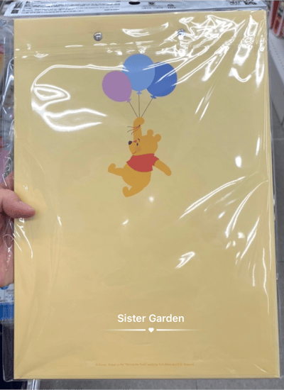 韓國大創 X 迪士尼聯名 小熊維尼家族 文件夾板4