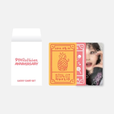 Red Velvet 9週年 官方周邊 幸運卡1